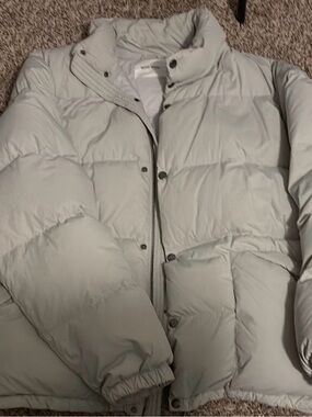 Wood Wood Men’s Light Gray Puffer Jacket